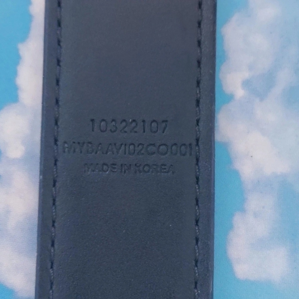 MCM (Unisex) Claus Monogram Reversible Logo Belt Black/ Cognac Brown - Picture 9 of 11
